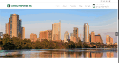 Desktop Screenshot of centralpropertiesaustin.com